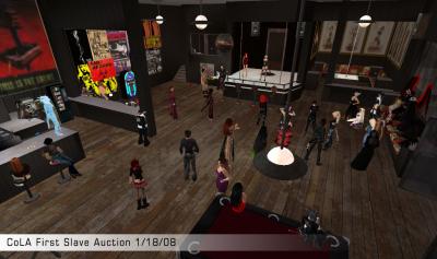 The First Slave Auction