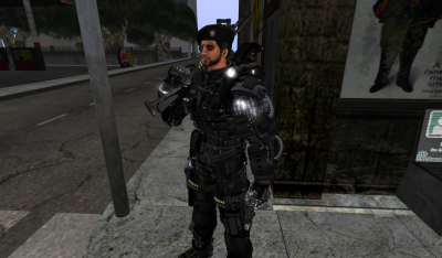 Hunter ready for his next assignement.
