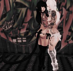 Eevie and Scarlet